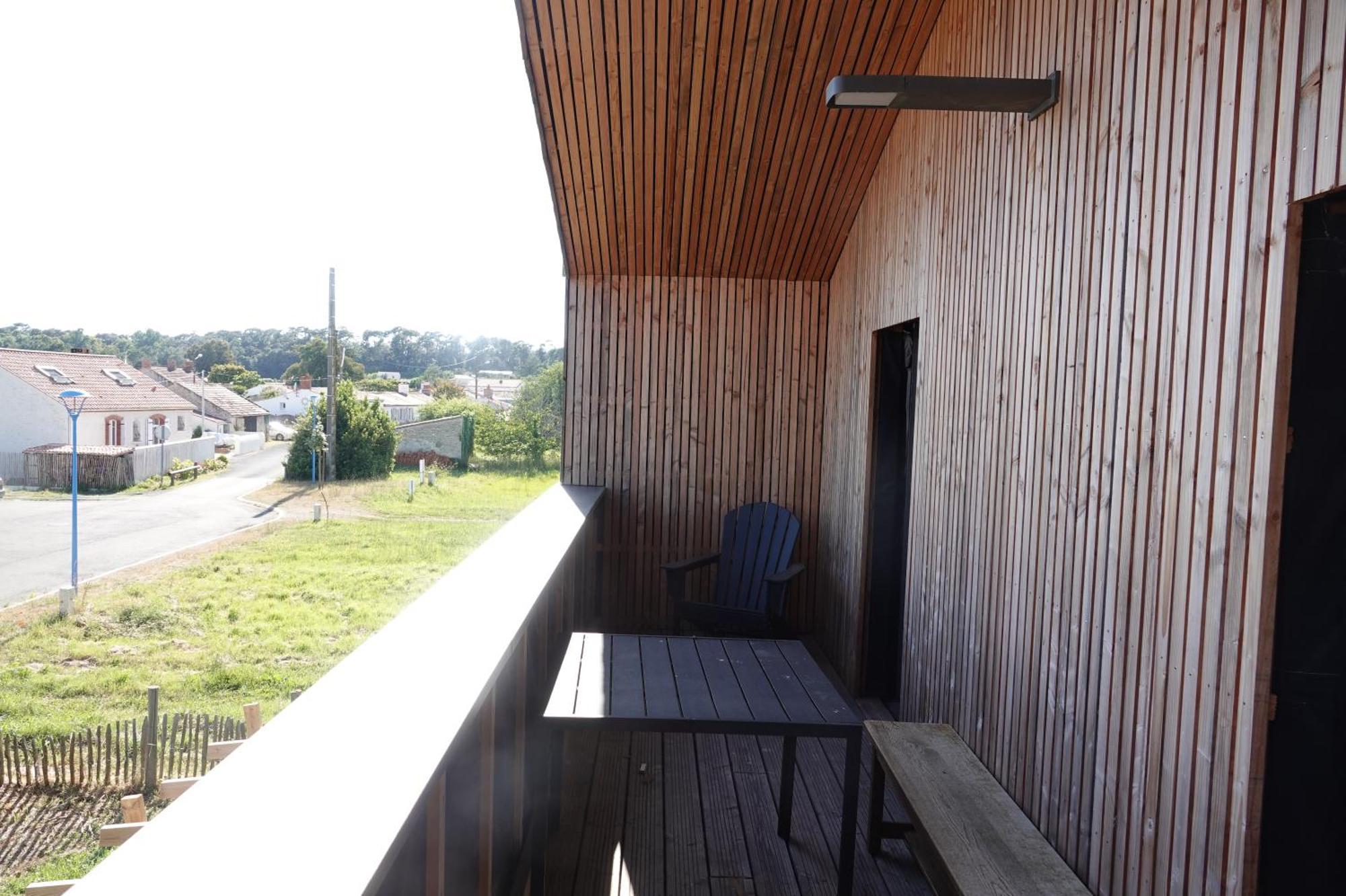 Maison Bois, Les Conches 10 Pers Longeville-sur-Mer Exterior photo