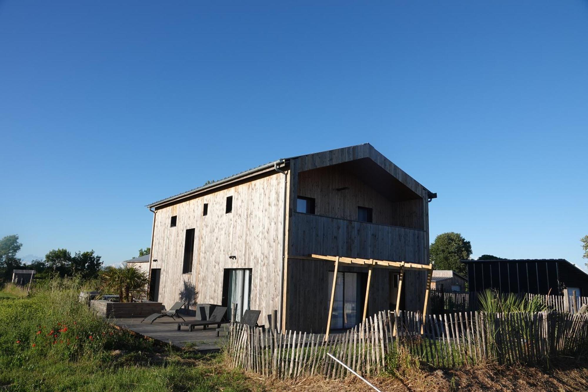 Maison Bois, Les Conches 10 Pers Longeville-sur-Mer Exterior photo