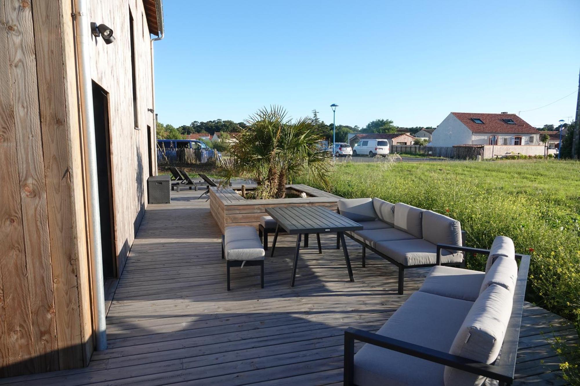 Maison Bois, Les Conches 10 Pers Longeville-sur-Mer Exterior photo